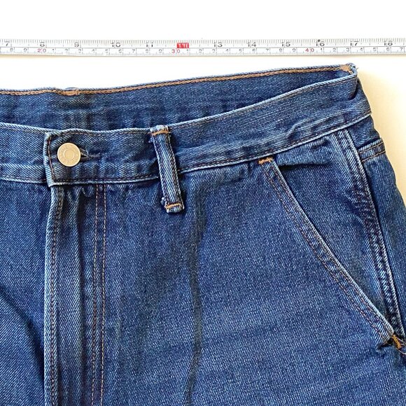 Gap Mens 90s Loose Carpenter Jeans 33x32 Relaxed Fit Dark Wash - Picture 10 of 12